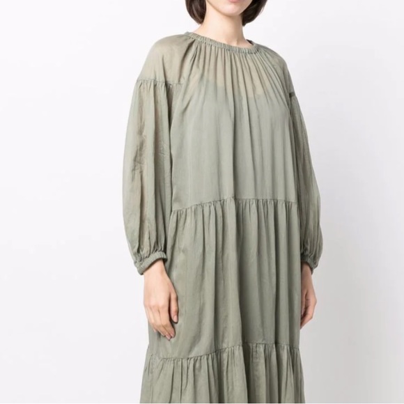 Closed Tiered Cotton Maxi Dress - Picture 2 of 16